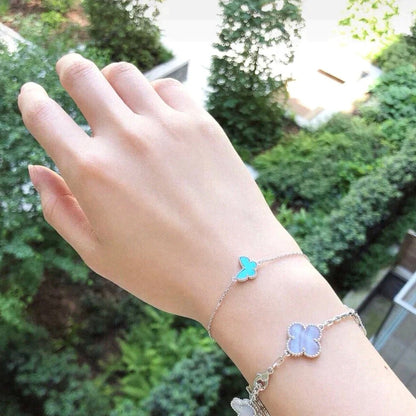 [Mystic Crown]BUTTERFLY TURQUOISE BUTTERFLY BRACELET SILVER