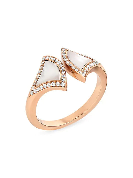 [Mystic Crown]DREAM MOP DIAMOND OPEN RING