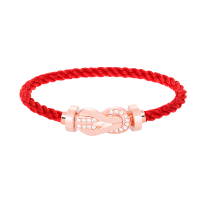 [Mystic Crown]CHANCE LARGE 8 FIGURE BUCKLE HALF DIAMOND BRACELET ROSE GOLD