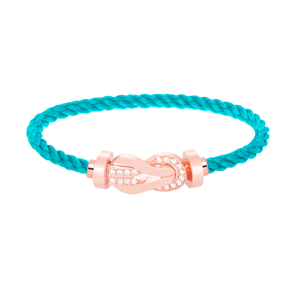 [Mystic Crown]CHANCE LARGE 8 FIGURE BUCKLE HALF DIAMOND BRACELET ROSE GOLD