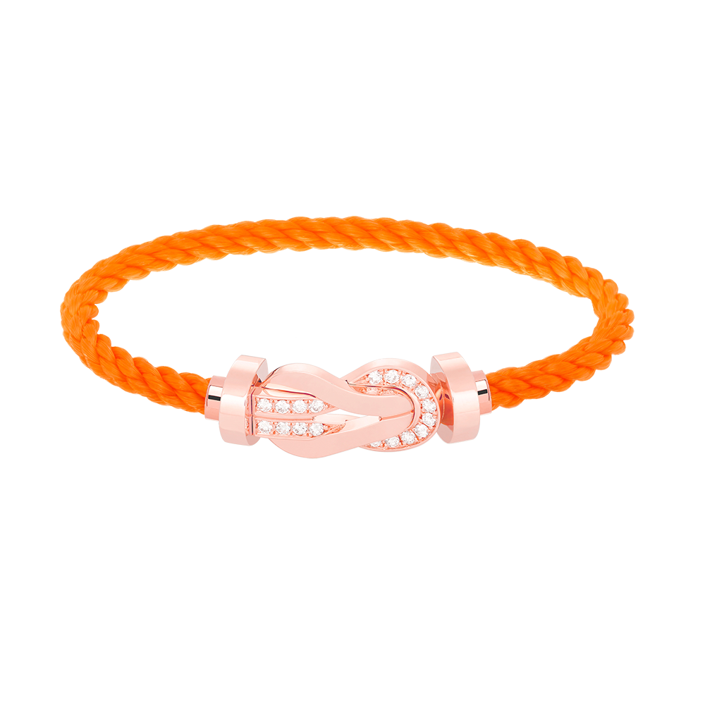 [Mystic Crown]CHANCE LARGE 8 FIGURE BUCKLE HALF DIAMOND BRACELET ROSE GOLD