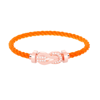[Mystic Crown]CHANCE LARGE 8 FIGURE BUCKLE HALF DIAMOND BRACELET ROSE GOLD