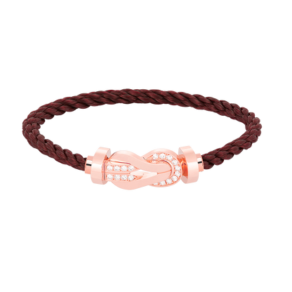 [Mystic Crown]CHANCE LARGE 8 FIGURE BUCKLE HALF DIAMOND BRACELET ROSE GOLD