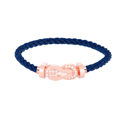 [Mystic Crown]CHANCE LARGE 8 FIGURE BUCKLE HALF DIAMOND BRACELET ROSE GOLD