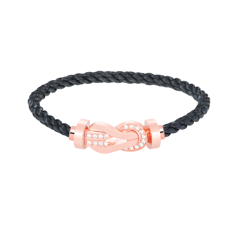 [Mystic Crown]CHANCE LARGE 8 FIGURE BUCKLE HALF DIAMOND BRACELET ROSE GOLD