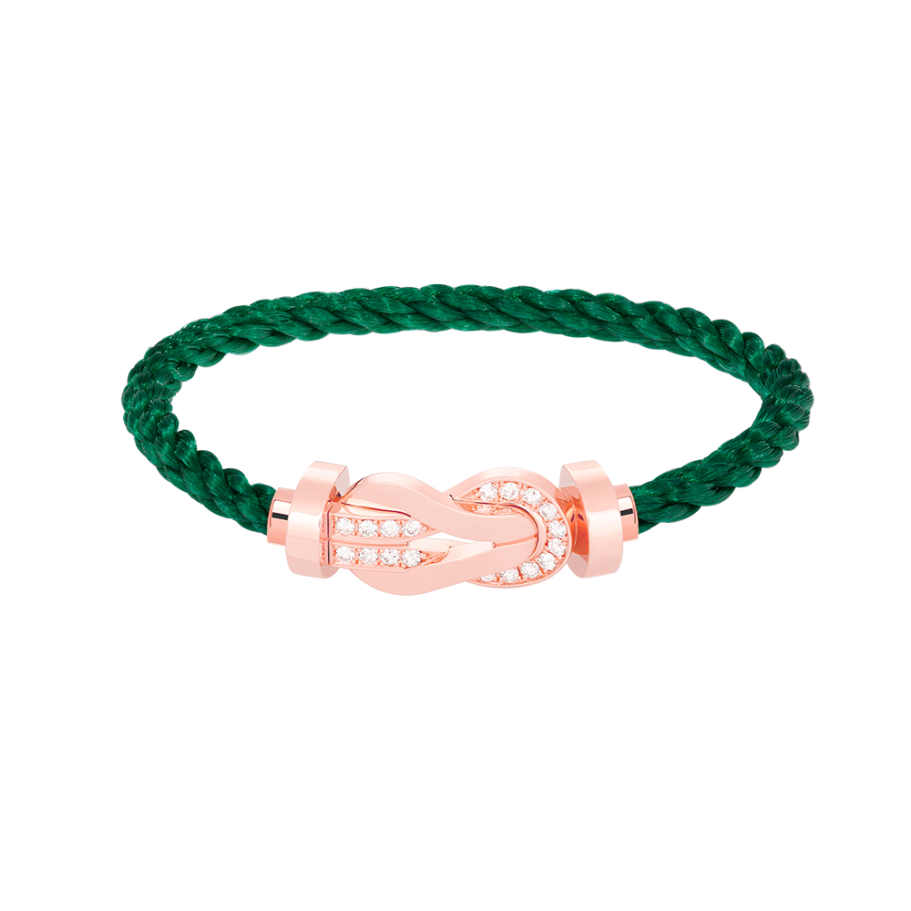 [Mystic Crown]CHANCE LARGE 8 FIGURE BUCKLE HALF DIAMOND BRACELET ROSE GOLD