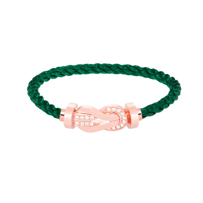 [Mystic Crown]CHANCE LARGE 8 FIGURE BUCKLE HALF DIAMOND BRACELET ROSE GOLD