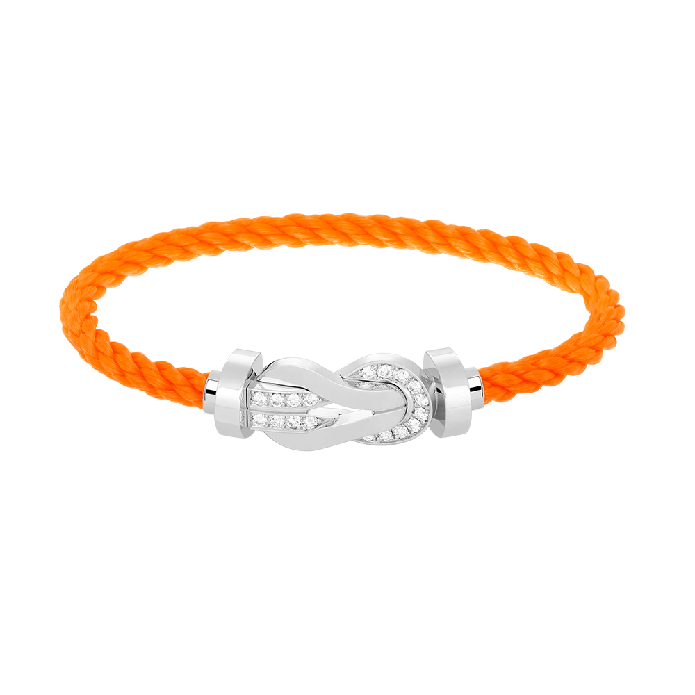 [Mystic Crown]CHANCE LARGE 8 FIGURE BUCKLE HALF DIAMOND BRACELET SILVER