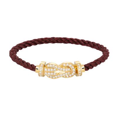 [Mystic Crown]CHANCE LARGE 8 FIGURE BUCKLE FULLDIAMOND BRACELET GOLD