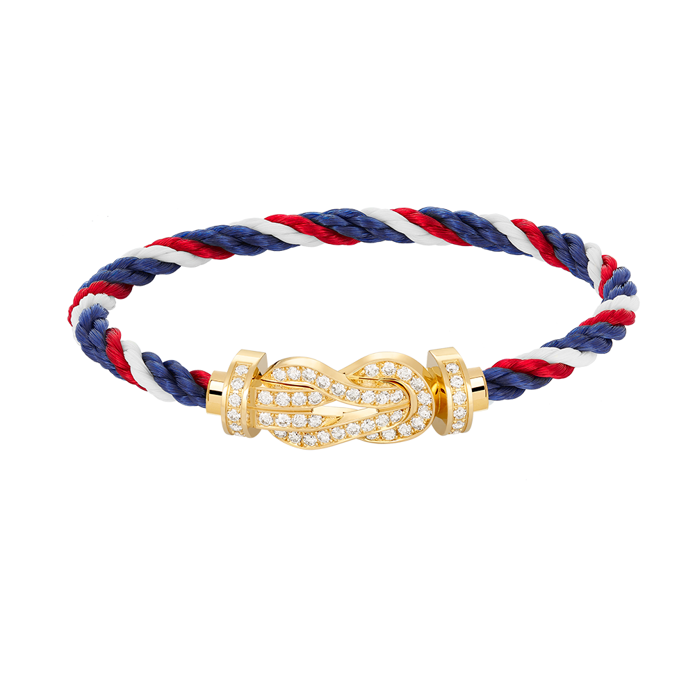 [Mystic Crown]CHANCE LARGE 8 FIGURE BUCKLE FULLDIAMOND BRACELET GOLD