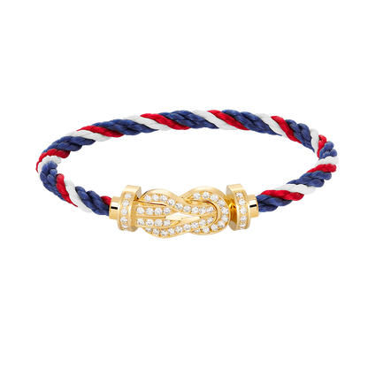 [Mystic Crown]CHANCE LARGE 8 FIGURE BUCKLE FULLDIAMOND BRACELET GOLD