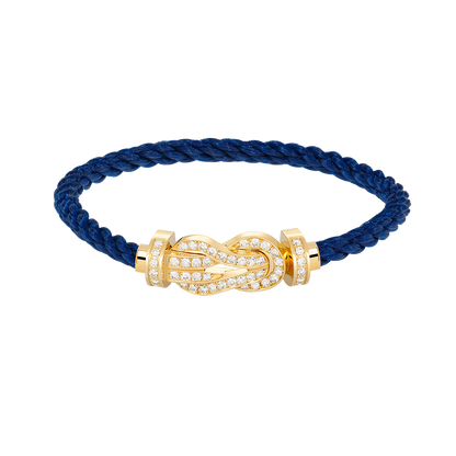[Mystic Crown]CHANCE LARGE 8 FIGURE BUCKLE FULLDIAMOND BRACELET GOLD