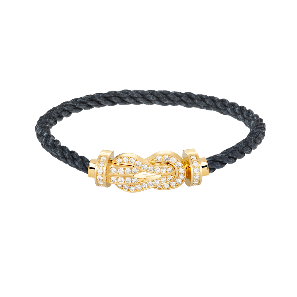 [Mystic Crown]CHANCE LARGE 8 FIGURE BUCKLE FULLDIAMOND BRACELET GOLD
