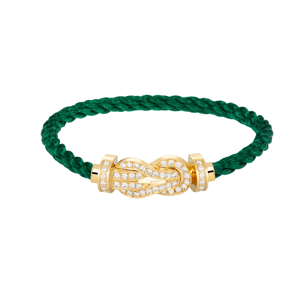 [Mystic Crown]CHANCE LARGE 8 FIGURE BUCKLE FULLDIAMOND BRACELET GOLD