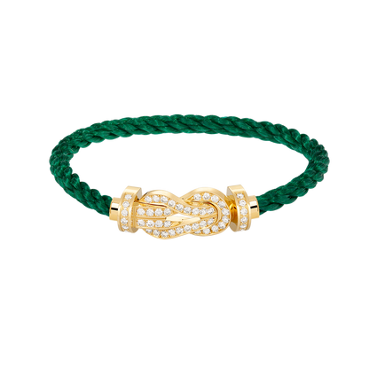 [Mystic Crown]CHANCE LARGE 8 FIGURE BUCKLE FULLDIAMOND BRACELET GOLD