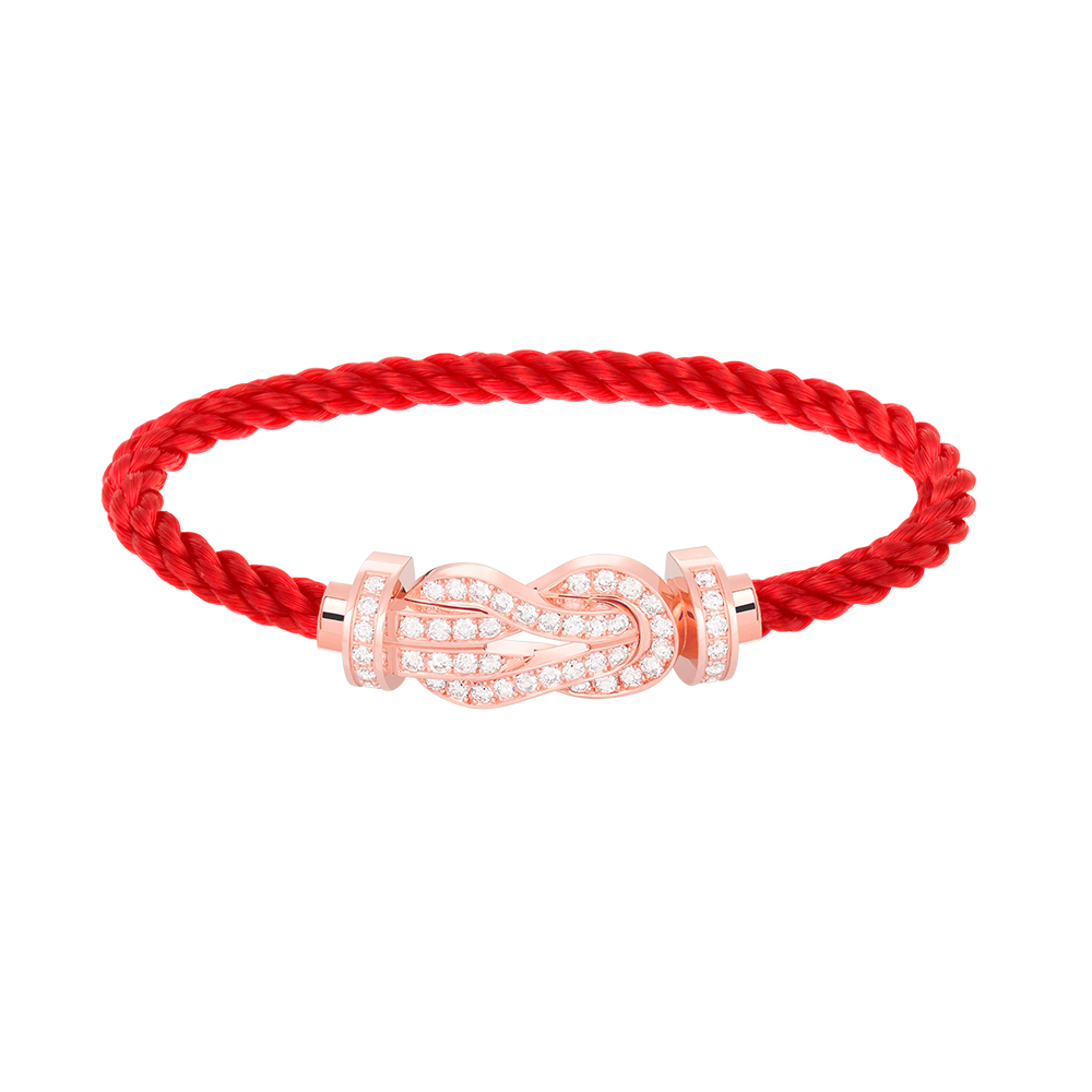 [Mystic Crown]CHANCE LARGE 8 FIGURE BUCKLE FULL DIAMOND BRACELET ROSE GOLD