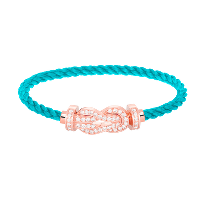 [Mystic Crown]CHANCE LARGE 8 FIGURE BUCKLE FULL DIAMOND BRACELET ROSE GOLD
