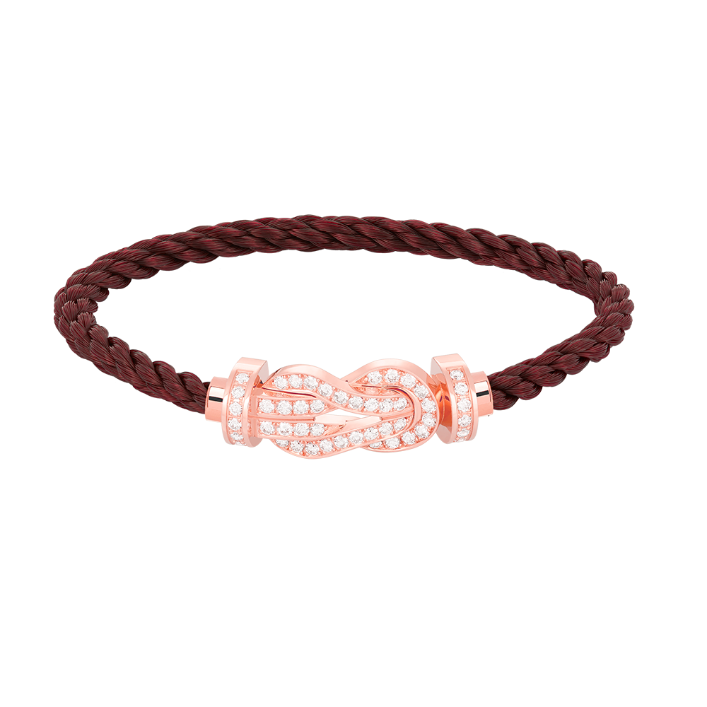 [Mystic Crown]CHANCE LARGE 8 FIGURE BUCKLE FULL DIAMOND BRACELET ROSE GOLD