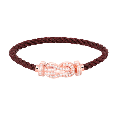 [Mystic Crown]CHANCE LARGE 8 FIGURE BUCKLE FULL DIAMOND BRACELET ROSE GOLD