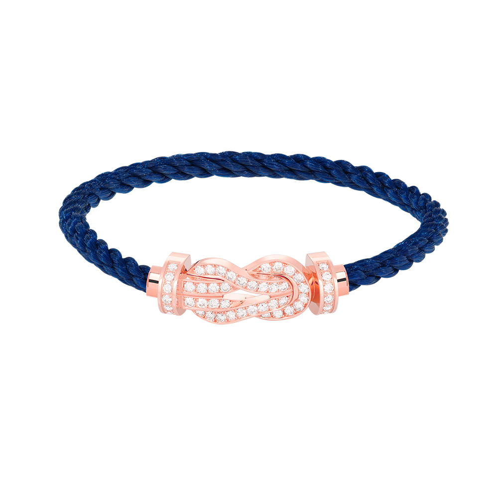 [Mystic Crown]CHANCE LARGE 8 FIGURE BUCKLE FULL DIAMOND BRACELET ROSE GOLD