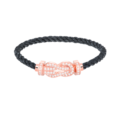 [Mystic Crown]CHANCE LARGE 8 FIGURE BUCKLE FULL DIAMOND BRACELET ROSE GOLD