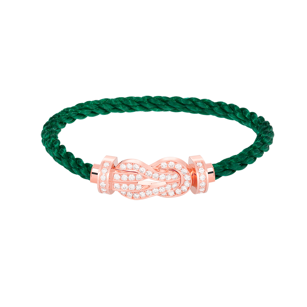 [Mystic Crown]CHANCE LARGE 8 FIGURE BUCKLE FULL DIAMOND BRACELET ROSE GOLD