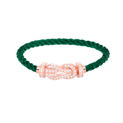 [Mystic Crown]CHANCE LARGE 8 FIGURE BUCKLE FULL DIAMOND BRACELET ROSE GOLD
