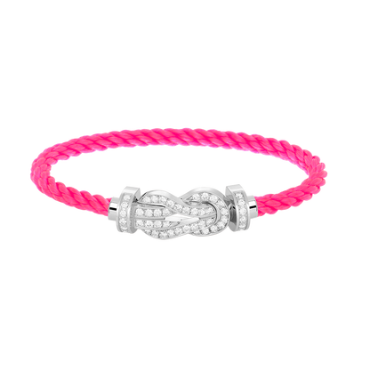 [Mystic Crown]CHANCE LARGE 8 FIGURE BUCKLE FULL DIAMOND BRACELET SILVER