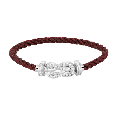 [Mystic Crown]CHANCE LARGE 8 FIGURE BUCKLE FULL DIAMOND BRACELET SILVER