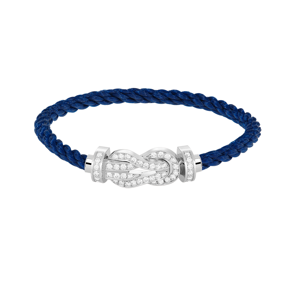 [Mystic Crown]CHANCE LARGE 8 FIGURE BUCKLE FULL DIAMOND BRACELET SILVER