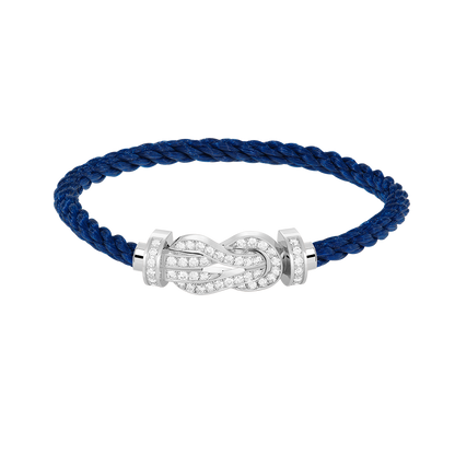 [Mystic Crown]CHANCE LARGE 8 FIGURE BUCKLE FULL DIAMOND BRACELET SILVER