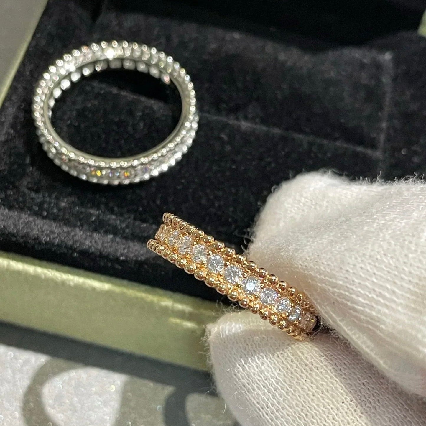 [Mystic Crown]PERLEE DIAMOND SILVER RING