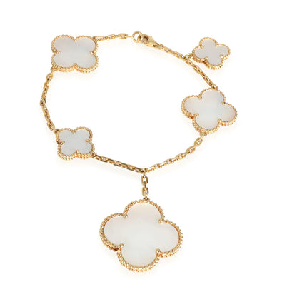 [Mystic Crown]MAGIC CLOVER MOP GOLD BRACELET 5 MOTIFS