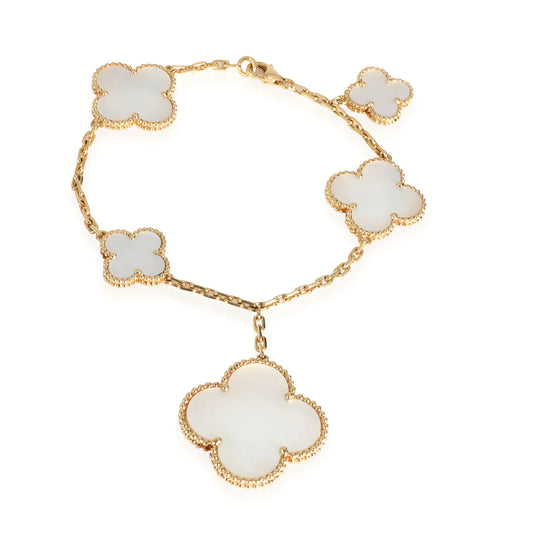 [Mystic Crown]MAGIC CLOVER MOP GOLD BRACELET 5 MOTIFS