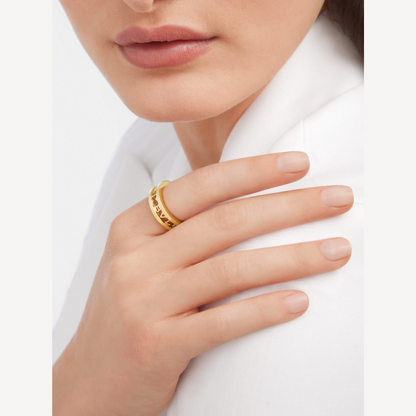 [Mystic Crown]ZERO 1 ONE-BAND WITH OPENWORK LOGO SPIRAL RING