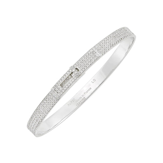 [Mystic Crown]HM KELLY BRACELET IN SILVER AND FULL PAVE DIAMOND