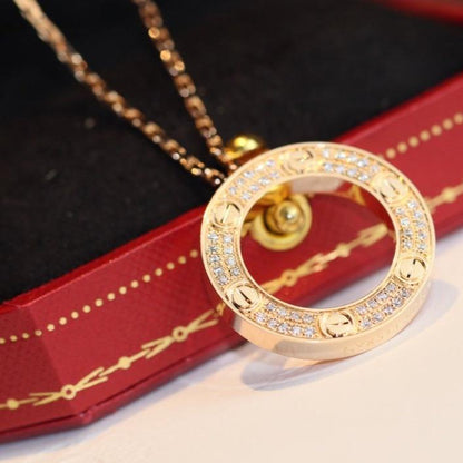 [Mystic Crown]LOVE NECKLACE ADJUSTABLE ROSE GOLD