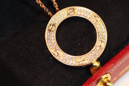 [Mystic Crown]LOVE NECKLACE ADJUSTABLE ROSE GOLD