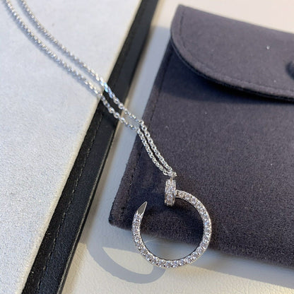 [Mystic Crown]JUSTE NECKLACE SILVER DIAMONDS