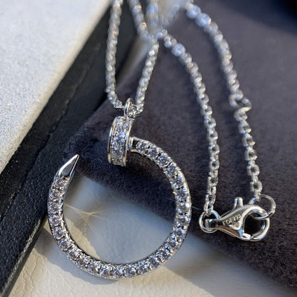 [Mystic Crown]JUSTE NECKLACE SILVER DIAMONDS