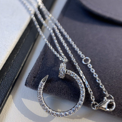 [Mystic Crown]JUSTE NECKLACE SILVER DIAMONDS