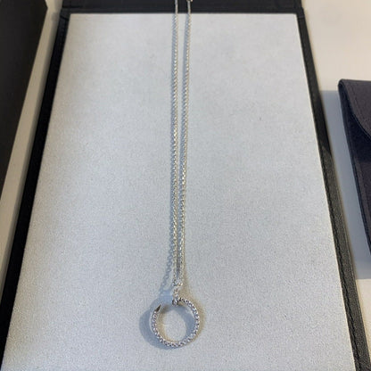 [Mystic Crown]JUSTE NECKLACE SILVER DIAMONDS
