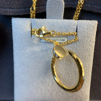 [Mystic Crown]JUSTE NECKLACE GOLD DIAMONDS