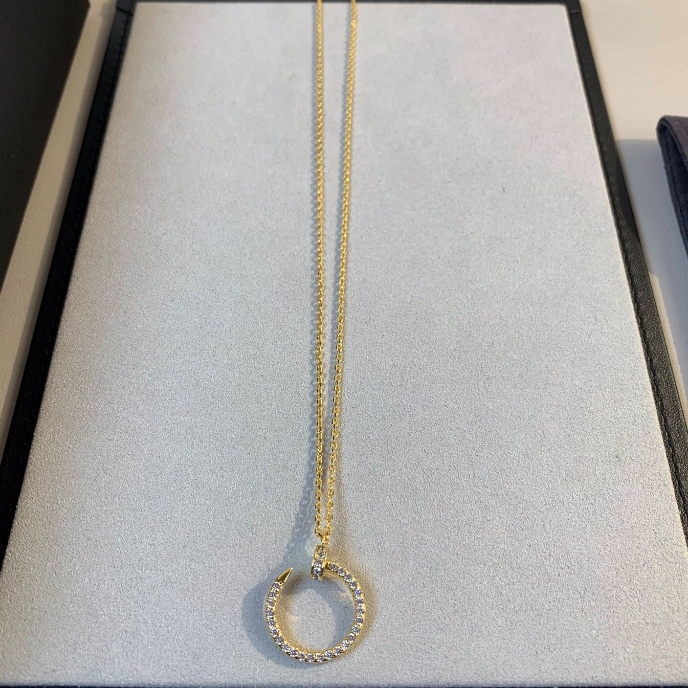 [Mystic Crown]JUSTE NECKLACE GOLD DIAMONDS