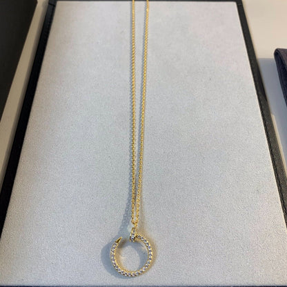 [Mystic Crown]JUSTE NECKLACE GOLD DIAMONDS