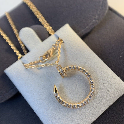 [Mystic Crown]JUSTE NECKLACE PINK GOLD DIAMONDS