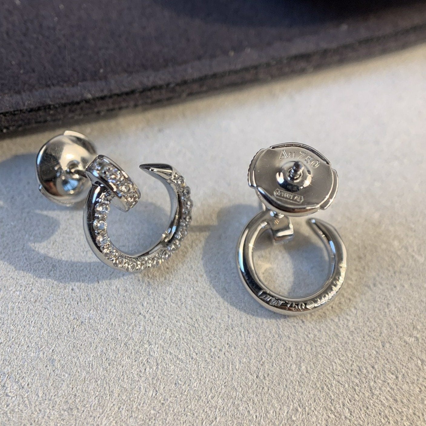 [Mystic Crown]JUSTE EARRINGS SILVER DIAMONDS