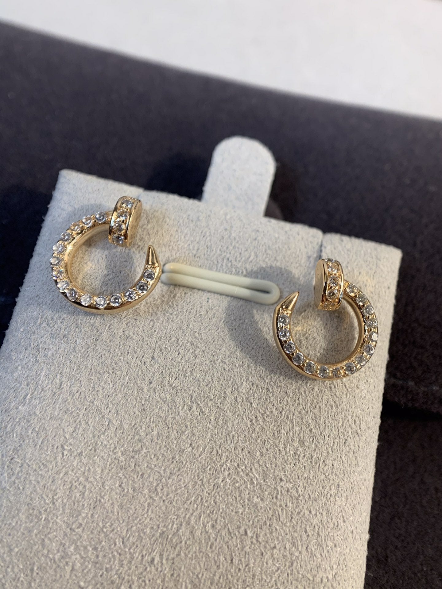 [Mystic Crown]JUSTE EARRINGS GOLD DIAMONDS