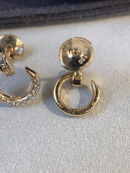 [Mystic Crown]JUSTE EARRINGS GOLD DIAMONDS