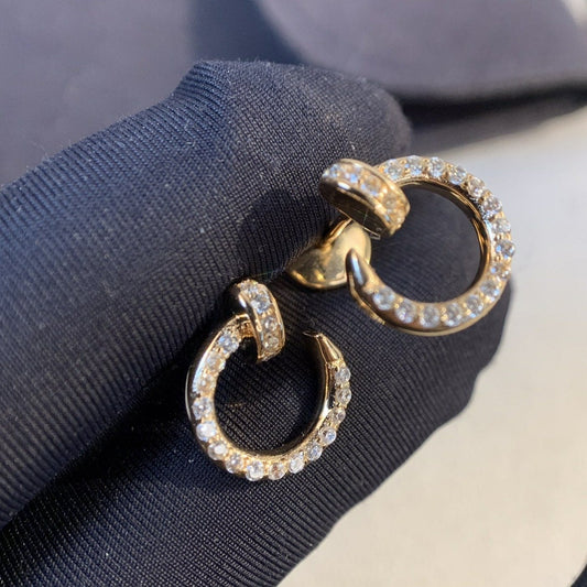 [Mystic Crown]JUSTE EARRINGS GOLD DIAMONDS